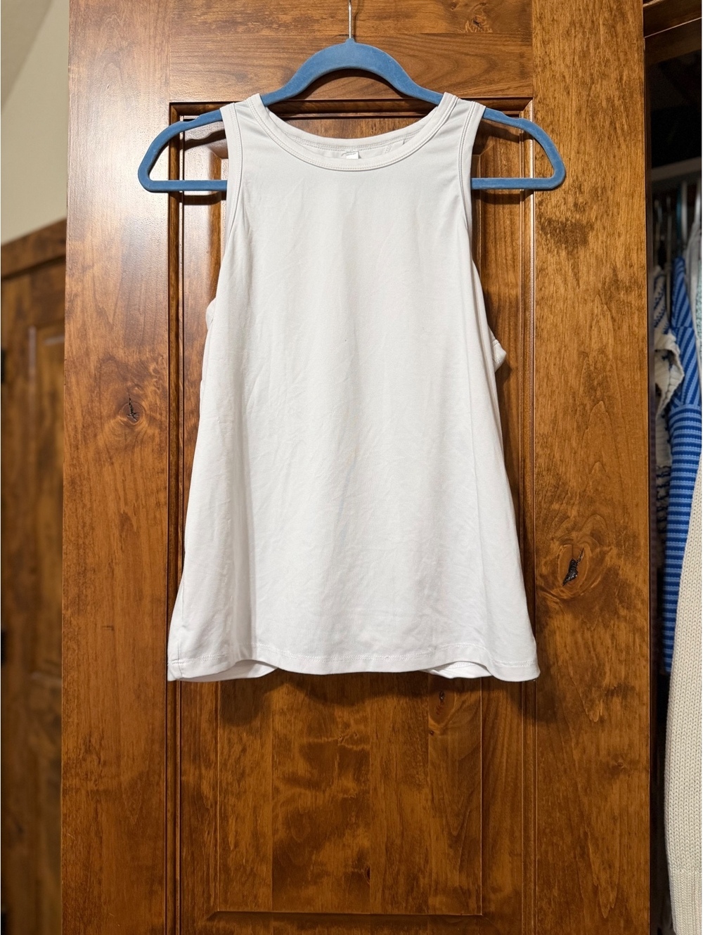 White Fabletics tank size M